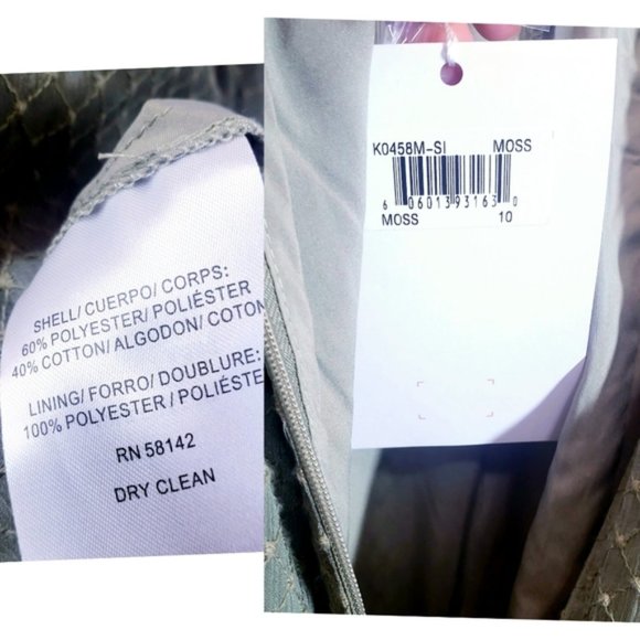 $188 NWT GAL MEETS GLAM Olive Fit & flare dress - Picture 8 of 10